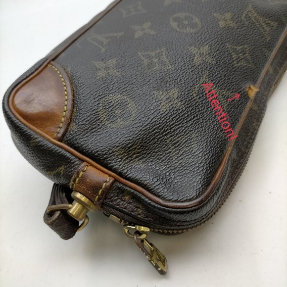 Auth Louis Vuitton Marly Dragonne Pm #36931L74 - Picture 6 of 9